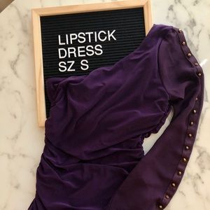 Gorgeous Purple One Shoulder Dress 💜